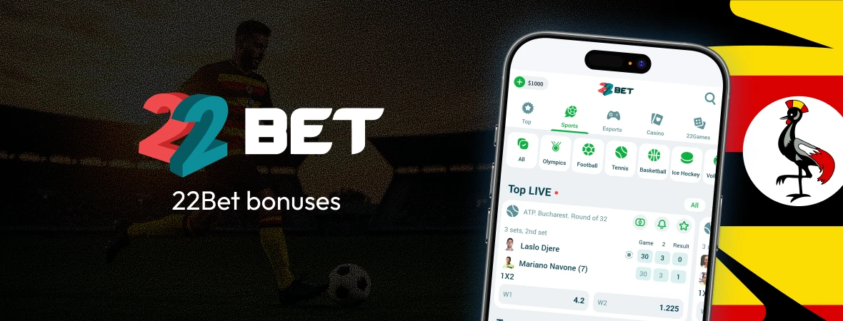 22Bet bonuses - Athletics Uganda