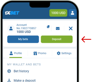 How to Deposit on 1xBet Account - Athletics Uganda
