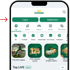 How to Log In to BetWinner via App