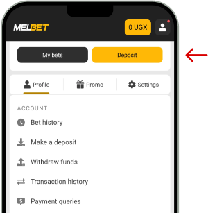 How to make your first deposit on Melbet
