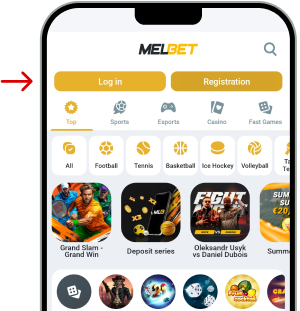 Log In to Melbet via App