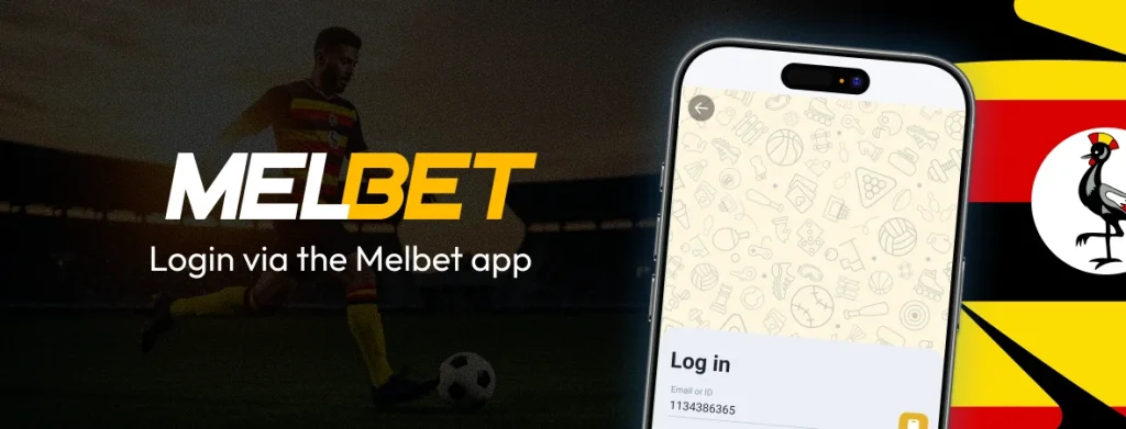Login via the Melbet App