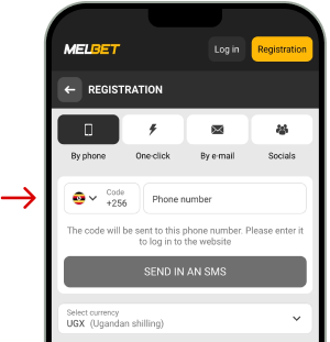 Melbet account registration