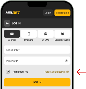 Melbet Password Recovery Link