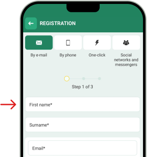 BetWinner Registration by Email